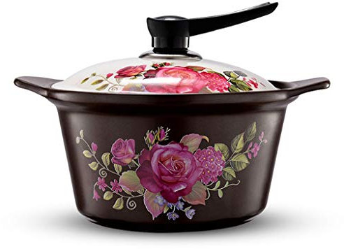 YYNLIN Cazuela Bonita, estofado, Sopa, Olla de cerámica, Olla de Piedra de Fuego, cazuela, Olla de Barro Resistente a Altas temperaturas para la Salud