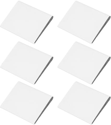 OUNONA 6pcs Door Corner Seals Exterior Door Frame Corner Seal Door Jamb Draft Stopper for Weather Stripping and Draft Protection Foam Seal White