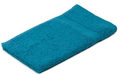 liebling Gästetuch, 100% hochwertige Baumwolle, Serie Miami, 30 x 50 cm, waschbar & trocknergeeignet, Farbe: Lagune