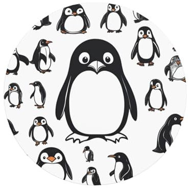 Niedliche Pinguin-Magnete, rund, weich, für Kühlschrank, personalisierbar, stilvoll, geeignet für jede Metalloberfläche