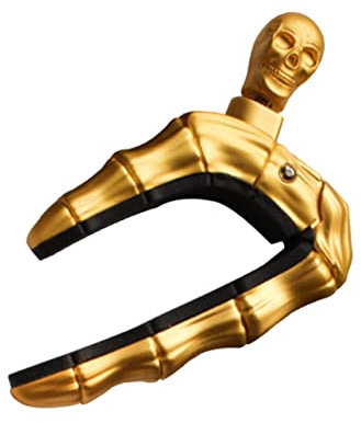 Hoement Portable Ukulele Capo Mit Tuner Goldener Key Trigger Für Akustikgitarre Folk Und Klassische Gitarren Präzise Und Einfache Handhabung