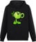 RUZHI RARE Men's Sixtion Age 7-16 Kid'S Plants Vs. Zombies Peashooter Hoodie shirt 3XL Black