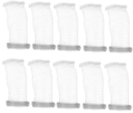 Warmhm Lot De 10 Filtres Anti-peluches Pour Tuyau De Machine À Laver En Acier Inoxydable Installation Facile Et Des Canalisations