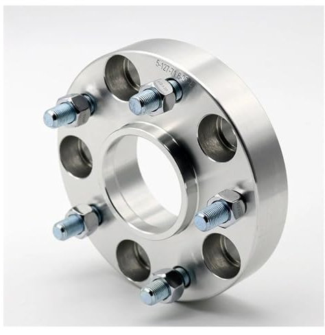 Spurverbreiterungen Für VW Für Amarok Für Transporter T5/T6 2 Stück 25/30/35/40/45mm PCD 5x120 CB = 65,1mm Spurverbreiterung Adapter M14xP1.5 Spurverbreiterung(25mm Silver)