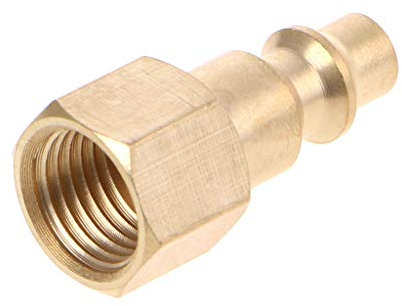 XFUYI Raccord Rapide en Laiton Massif 1/4 pour Tuyau d'air, coupleur de compresseur d'air Pl