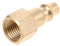 XFUYI Raccord Rapide en Laiton Massif 1/4 pour Tuyau d'air, coupleur de compresseur d'air Pl