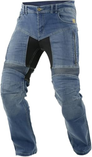 Trilobite Parado Doublelayer Motorrad Jeans, blau, 38/30 | Stretch-Einsätze