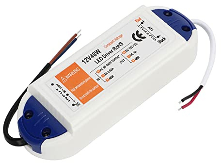 Alimentation LED 0,62A AC90? 240 V à DC12V LED Transformer Power Driver pour l'éclairage Domestique 2A 28W Alimentation Transfo de l' de ' ST sur ' (12V 4A 48W)