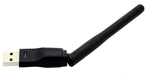 SHINEOFI Adaptador WiFi USB Inalámbrico Dongle Portátil TV PC y Compatible Seguridad