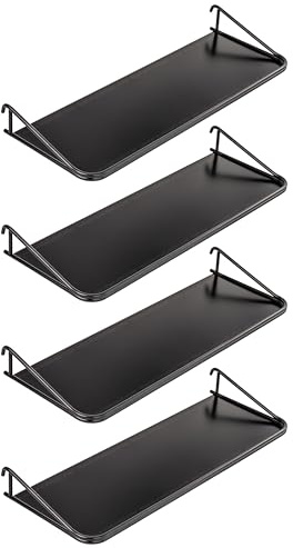 SKADIS Hängeregale für Stecktafel SKADIS, schwarz, 32 x 11 cm, 4 Stück