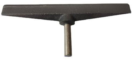 Drechselbank-Drehwerkzeugauflage, Holzbearbeitungs-DIY-Drehbank, Drechselbank, Drehbank, Gusseisen-Werkzeughalter, Länge 12 Zoll, Säulenlänge 2,95 Zoll