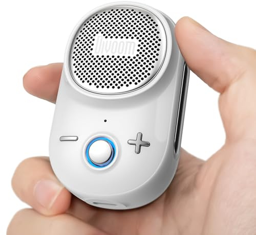 Divoom Itour-S - Mini altavoz portátil Bluetooth con micrófono, altavoz portátil con clip, audio grande y bajo punchy, IP67 resistente al agua, para obras de construcción, taller al aire libre