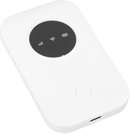 OPPWONG Routeur WiFi Hotspot Mobile, Modem Portable 4G LTE, Routeur Internet Haut Débit avec Emplacement pour Carte SIM et Batterie 2100 MAh, Idéal pour Les, Le Camping et Une Utilisation Mondiale