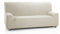 Martina Home - Tunisian Model 4-Seat Elastic Cover, Measure from 240 to 270 cm, Ivory Color