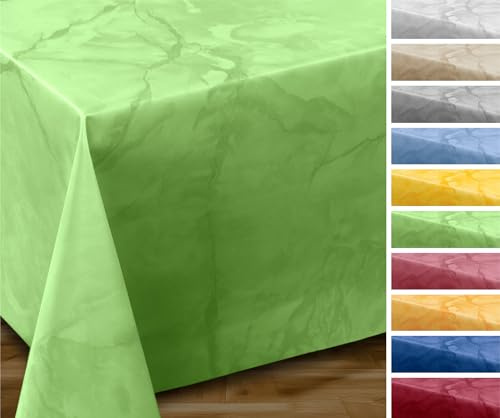 BEAUTEX Wachstuchtischdecke Marmor rund 100 abwaschbar, wetterfest | wasserundurchlässig, pflegeleicht, strapazierfähig, zuschneidbar, edle Optik, ideal für Esszimmer, Garten und Balkon
