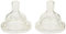 Philips Avent Flaschenschnuller, 1 Loch, Neugeborenes 0 Monate + 2 Stück, transparent