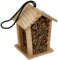 Dehner Natura Premium Insektenhotel Louisiana, Insektenhaus / Nistkasten für Bienen/Schmetterlinge/Käfer, ca. 19 x 15 x 12 cm, Kiefernholz, natur
