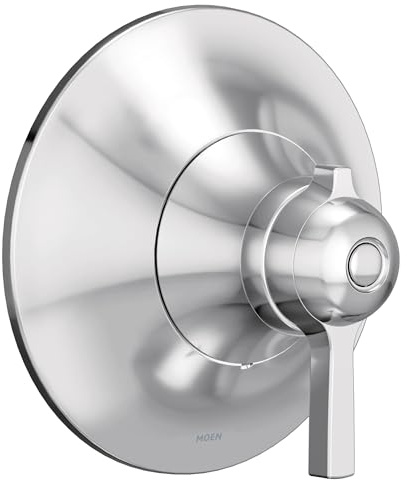 Moen Flara Chrome ExactTemp Thermostatic Valve Shower Trim Kit, Valve Required, TS4201