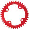 Kettenring für Fahrrad, Kettenblatt, Reparaturteile für Fahrrad aus Aluminiumlegierung, Mountainbike, 32/34/36/38T BCD 104 (38T, rot)