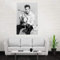LCSLDW Leinwanddruck Leinwand Malerei Wandkunst Home Dekoration Elvis Presley Bilder Nordic Retro Poster Bedside Hintergrund