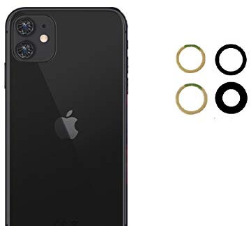 m365 LENTILLE Verre Appareil Photo Camera Arriere pour IPHONE 11 (Non iphone 11 Pro)