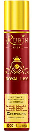 Royal Liss brazilian Keratin Hair Treatment,Protein Glättung und Behandlung 0% Formaldehyde 1000ml /1l für dunkel Haare