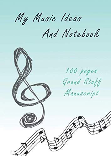 Grand Staff blank music sheets for piano harp hammond organ electronic keyboard