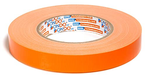 Panzertape Dontex-Pro Universal Gewebeband Gewebeklebeband Gewebeverstärktes Ductape orange 19mm x 50m