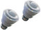 Jiotouhu Pack de 2 Ampoule LED 2W Automatique avec Détecteur de Mouvement Infrarouge PIR, Veilleuse pour Sécurité, Culot E27, Blanc Chaud 3000K, AC 220V, Non Dimmable