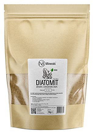 NB Minerals® Diatom Diatomit - Kieselgur Bergmehl Diatomeenerde Diatomeenpelit Premium 2kg