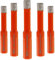 BGTEC Punta da trapano diamantata a secco, 5 pezzi, 8 mm, per sega a tazza brasata, con gambo triangolare, per piastrelle in porcellana, ceramica, granito, marmo, muratura