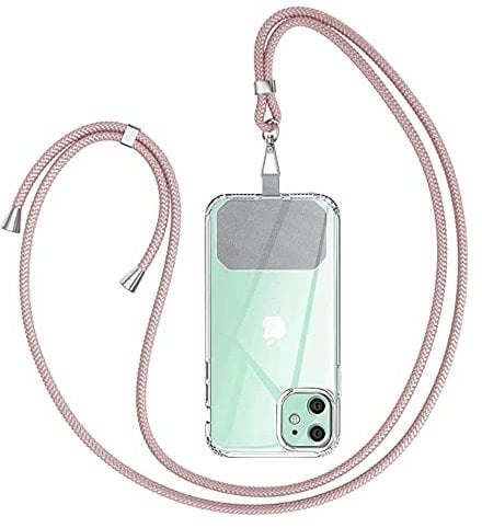 GUMO-LONG Handyband Universal zum Umhängen - Kompatibel mit jedem Handy und Smartphone, Kette zum Umhängen, Hülle mit Kordel, mit jeder Hülle kombinierbar, Polypropylen