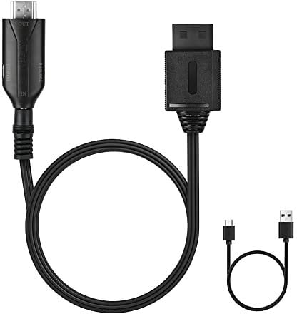 AXFEE Convertitore da Wii a HDMI, Switch di Uscita Full HD 720P/1080P, Adattatore con Cavi Wii e HDMI, Adattatore per Nintendo Wii, Tutte le Modalità di Visualizzazione Wii