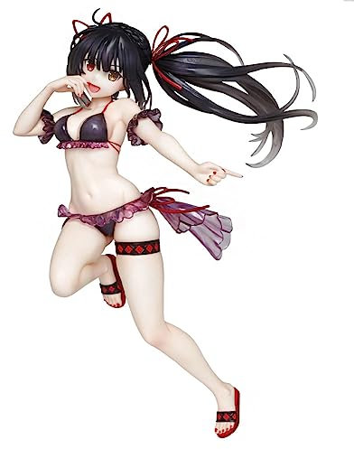 Date A LIVE Figur Tokisaki Kurumi Anime Figur Schwimmanzug Actionfigur 20cm PVC Anime Statue Sammlerstücke Desktop Dekoration Geschenk für Fans