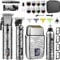 GSKY Professional Hair Clippers and Trimmer Set - Electric Razor for Men's Grooming, Beard Trimming Kit with Multiple Attachments