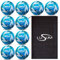 10 x Mitre Calcio Training Footballs with Bag | Calcio 24 | Blue | Size 4