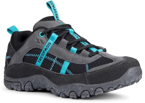 Trespass Damen Fell Walking-Schuh, Charcoal/Teal, 40 EU