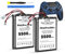 2X 5500mAh PS4 Controller Akku für Sony PS4 Slim / PS4 Pro PS4 LIP1522 KCR1410 Dualshock 4 Playstation 4 Game Controller CUH-ZCT2, CUH-ZCT2E, CUH-ZCT1E, CUH-ZCT1U