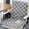 ZAFDZSW Heizkissen, Stuhl-Heizkissen, Bürostuhl-Heizkissen, 6 Heizstufen, automatische Abschaltung, rutschfestes Design, für Zuhause und Büro (grau, mittel)