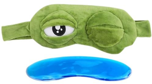Eyeshades For Sleeping Cute, Frog Rest Aid Sleep Patch, Sleep Eye Face Cover, Adult Eye Patch, Kids Eye Patch, Soft Eye Pads For Sleeping, Cute Frog Sleep Patch, Comfortable Eye For Women, Sle