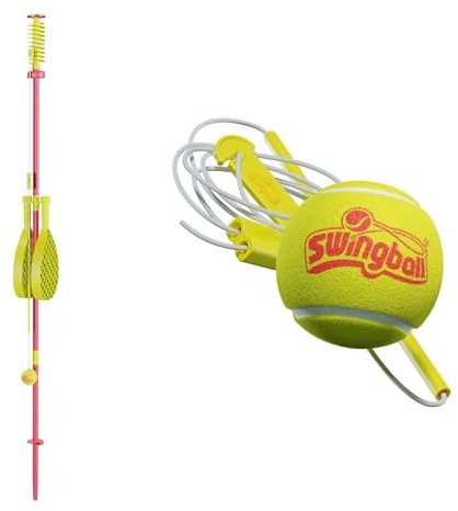 Swingball Early Fun All Surface with additional ball and tether - Tangle Free Spinner Top, Foam Ball. Outdoor Activities, Traditional Pole In The Ground