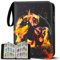 Classeur Carte Pokemon,Capacité de 50 pages de 900 Cartes, Porte Cartes,Organisateur de cartes,Porte Cartes en cuir Imperméable Fermeture éclair, un cadeau les garçons et les filles (HL900)