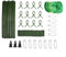 Treillis de jardin en métal amovible pour plantes - Installation facile - Structure de treillis de jardin pour cultiver des grimpeurs comme des haricots verts
