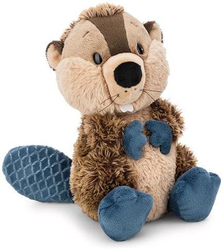 NICI Kuscheltier Biber Harry Woodsnacker 20cm - braun - Weiches Plüschtier – niedliches Stofftier zum Kuscheln & Spielen – tolle Geschenkidee für Kinder & Erwachsene - 62267