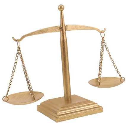 Abaodam Waage Aus Metall: Dekorative Waage Im Vintage-Stil – Kerzenhalter Im Landhausstil, Wohndekor-akzent – ​​antikes Für Anwalt