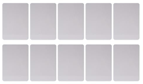 Doublage à double face magnétique Ensemble de tableau blanc effacer pour les élèves d'enseignants 21x30cm bordure blanche