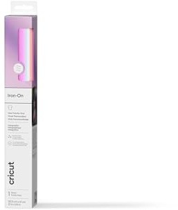 Cricut HTV Heat Transfer Vinyl, Holographic Blue, 30.5cm x 0.6m, Iron-on Heat Transfer Vinyl Roll (HTV), Ideal for use EasyPress