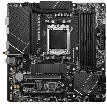 XYYZXKL schede Madri Scheda Madre Fit for MSI PRO B650M-A WiFi Scheda Madre B650 AM5 DDR5 256 GB M.2 Wi-Fi 6E Supporta Ryzen 7 9700 Ryzen 7 7700 Ryzen 5 7400