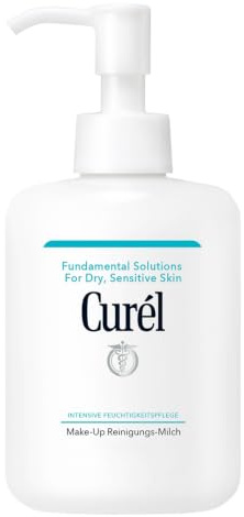 Curél Make-Up Reinigungs-Milch - Inhalt: 200 ml - Entfernt Make-Up - Reinigt die Haut sanft und effektiv - Speziell für trockene, empfindliche Haut entwickelt - Mit Ceramiden