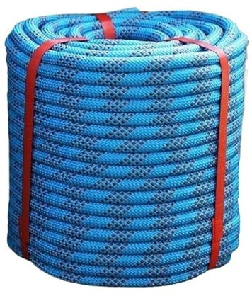 DJHGNFRDK Polyester Rope, Arborist Multi-Use Rope Double Braided Polyester 48 Strands 10-20mm 10-60m(12mm,10m)